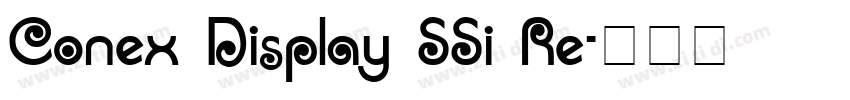 Conex Display SSi Re字体转换